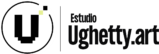 Logo oficial de Ughetty Art - Estudio de diseño y arte